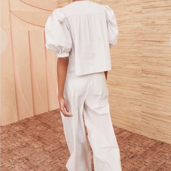 Ulla Johnson Colette Top in Dove size 6 - Picture 3 of 10